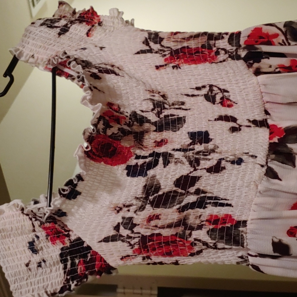 Floral Dress w/shorts underneath